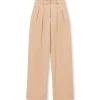 Luisa High Waisted Pant in Camel