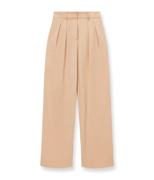 Luisa High Waisted Pant in Camel