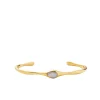 Magma Gemstone Cuff Bracelet in Gold