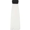 Marcia Maxi Linen Dress in Ivory