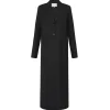 Margot Wool Blend Blazer Coat in Black