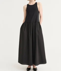 Marlo Sleeveless Maxi Dress in Noir