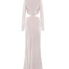 Martha Long Sleeve Maxi Dress in Pink