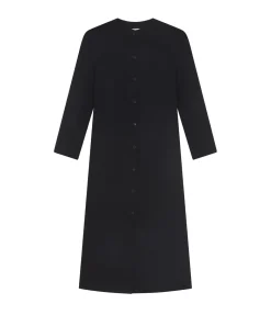 Martil Cashmere Blend Coat in Black