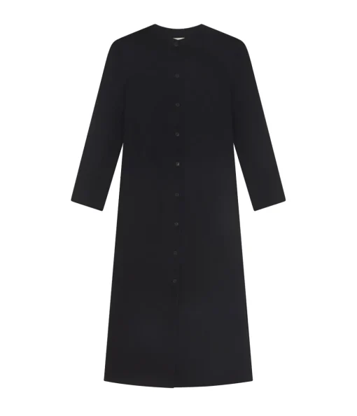 Martil Cashmere Blend Coat in Black