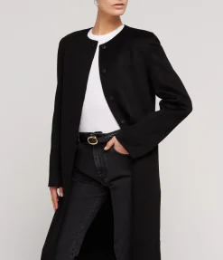 Martil Cashmere Blend Coat in Black