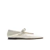 Mary Jane Ballet Flat in Ecru