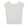 Matilda Crop Top in Ivory