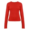 Max Fitted Long Sleeve Tee in Audrey