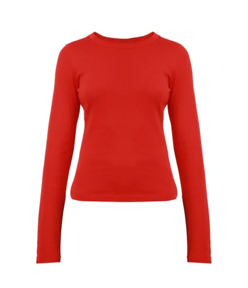 Max Fitted Long Sleeve Tee in Audrey