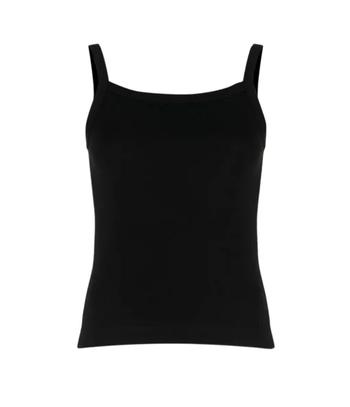 May Square Neck Cami in Black