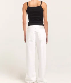 May Square Neck Cami in Black