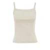 May Square Neck Cami in White