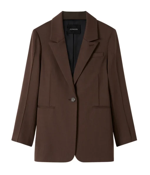 Maya Blazer in Chocolate