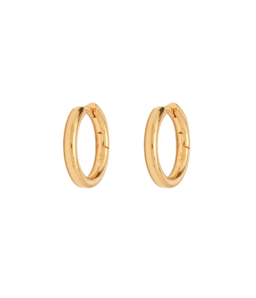 Medium Tunnel Hoop in Gold
