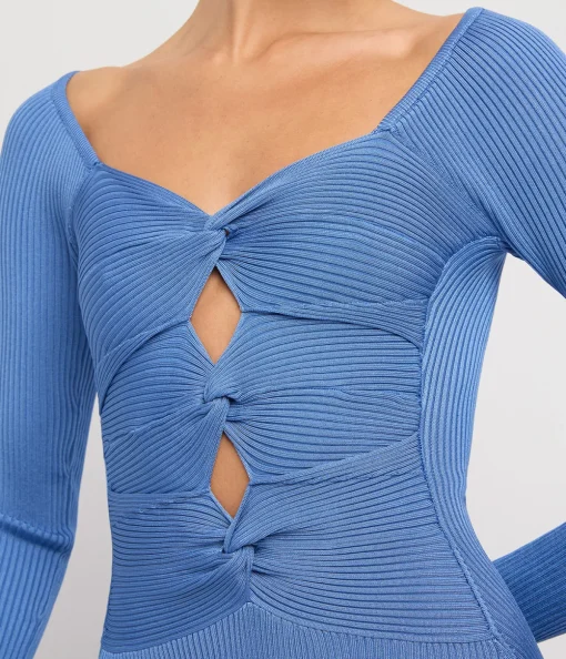 Melissa Knit Dress in Glacier