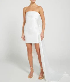 Meyer Twill Mini Dress in Cream
