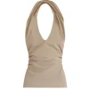 Mia Top in Tan