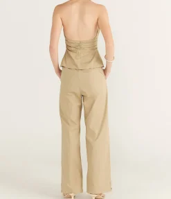 Mia Top in Tan