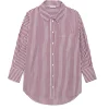 Mika Shirt in Red and White Stripe