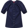 Mini Vincent Shirtdress in Navy
