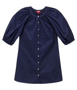 Mini Vincent Shirtdress in Navy