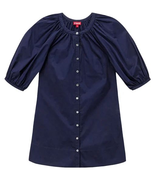 Mini Vincent Shirtdress in Navy
