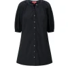 Mini Vincent Shirtdress in Black