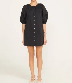 Mini Vincent Shirtdress in Black