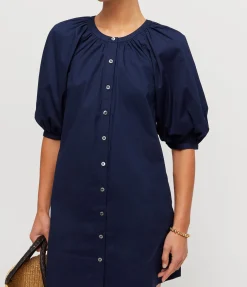 Mini Vincent Shirtdress in Navy