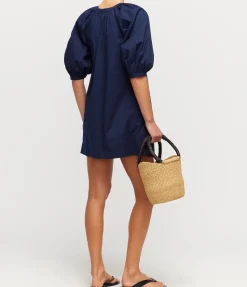 Mini Vincent Shirtdress in Navy
