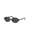 Miu Miu Oval Sunglasses in Black