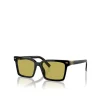 Miu Miu Rectangle Sunglasses in Black Olive Green