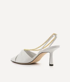 Moliere Pointed Heel in Stone