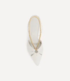 Moliere Pointed Heel in Stone