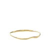 Molten Ripple Bangle in Gold
