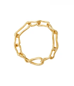 Molten Twisted Infinity Chain Bracelet