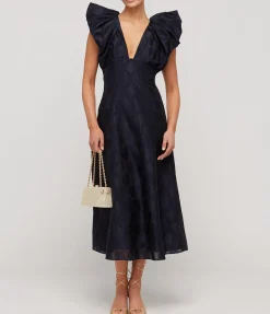 Morin Dress in French Navy
