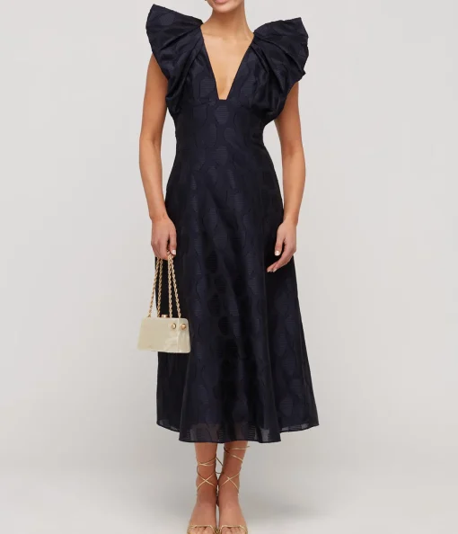 Morin Dress in French Navy