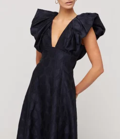 Morin Dress in French Navy