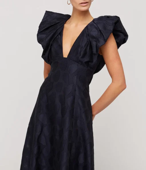 Morin Dress in French Navy
