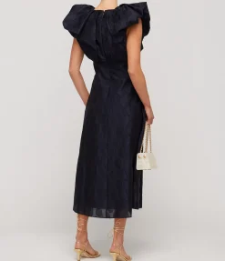 Morin Dress in French Navy