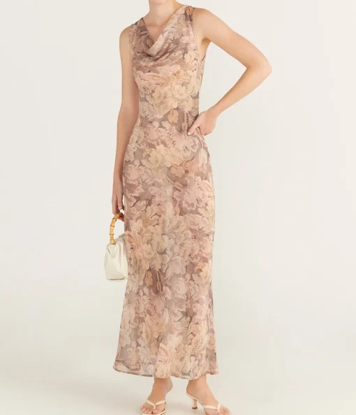 Moss Maxi Dress in Antique Floral