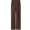Myrna Bias Pant in Chocolate