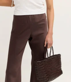 Myrna Bias Pant in Chocolate