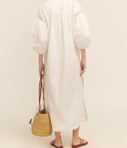 Nephele Dress in White