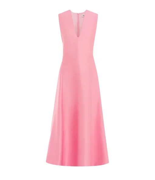 Nicola Midi Dress in Bubblegum
