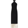 Nina Fringe Dress in Black
