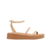 Nissida Platform Sandal in Natural