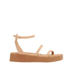 Nissida Platform Sandal in Natural